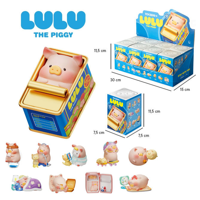 LULU THE PIGGY Stay With You 5cm Personaggini In blind box (xcm) In espo da 8pz 10ass…x8…x96